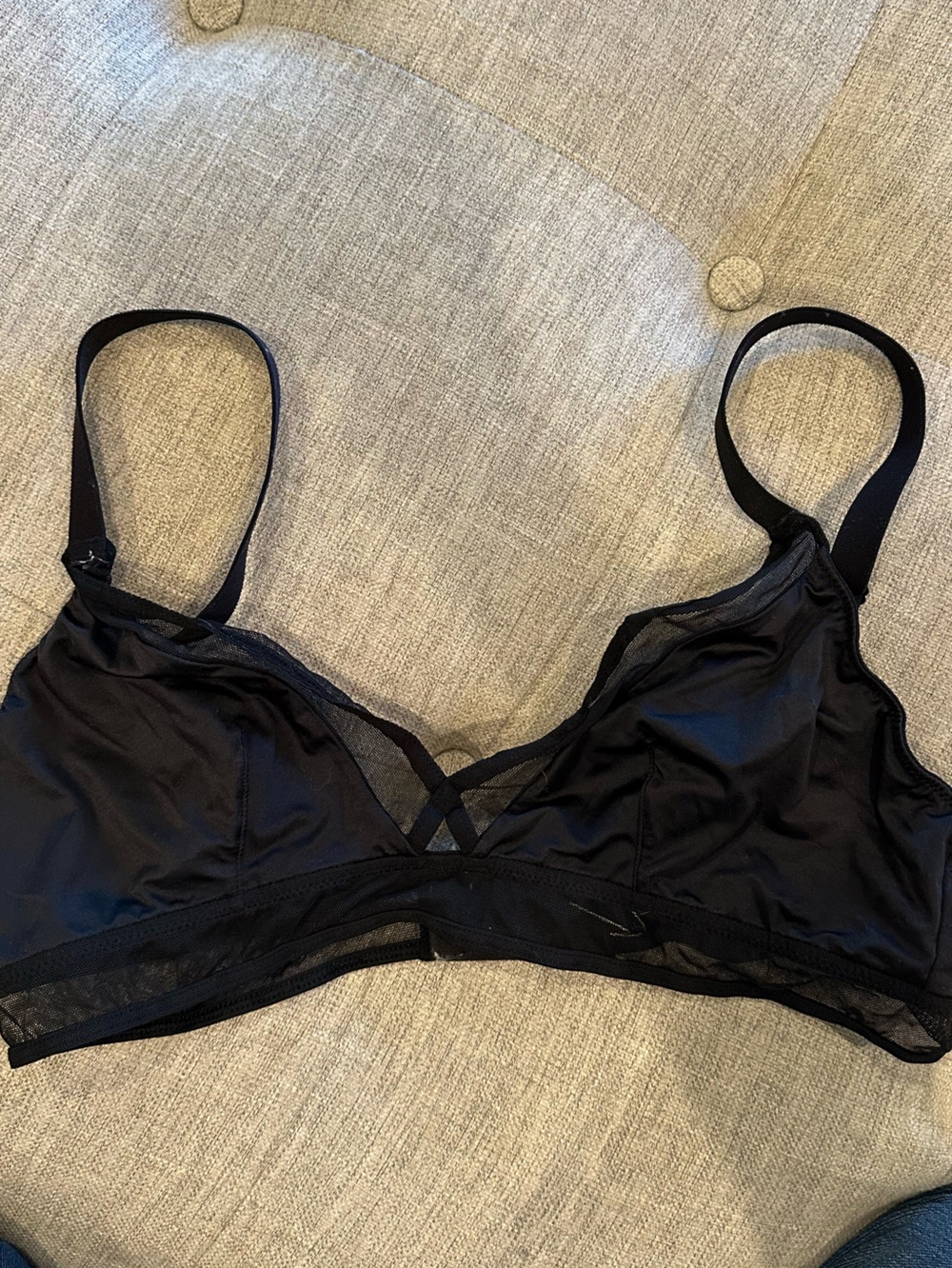 Sheer Black Bralette - Women Intimates & Sleepwear - Victorias Secret - Picture 1 of 3